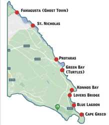 Wycieczka fakultatywna, Wycieczka Miasto duchów, Famagusta, Salamina z rejsem na Blue Lagoon i zatokę żółwi z Ayia Napa